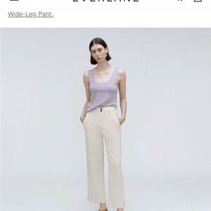 Everlane Women's Wide-Leg Pants in Bone